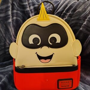 Loungefly Pixar Incredibles Baby Jack-Jack Backpack - Black and Cream
